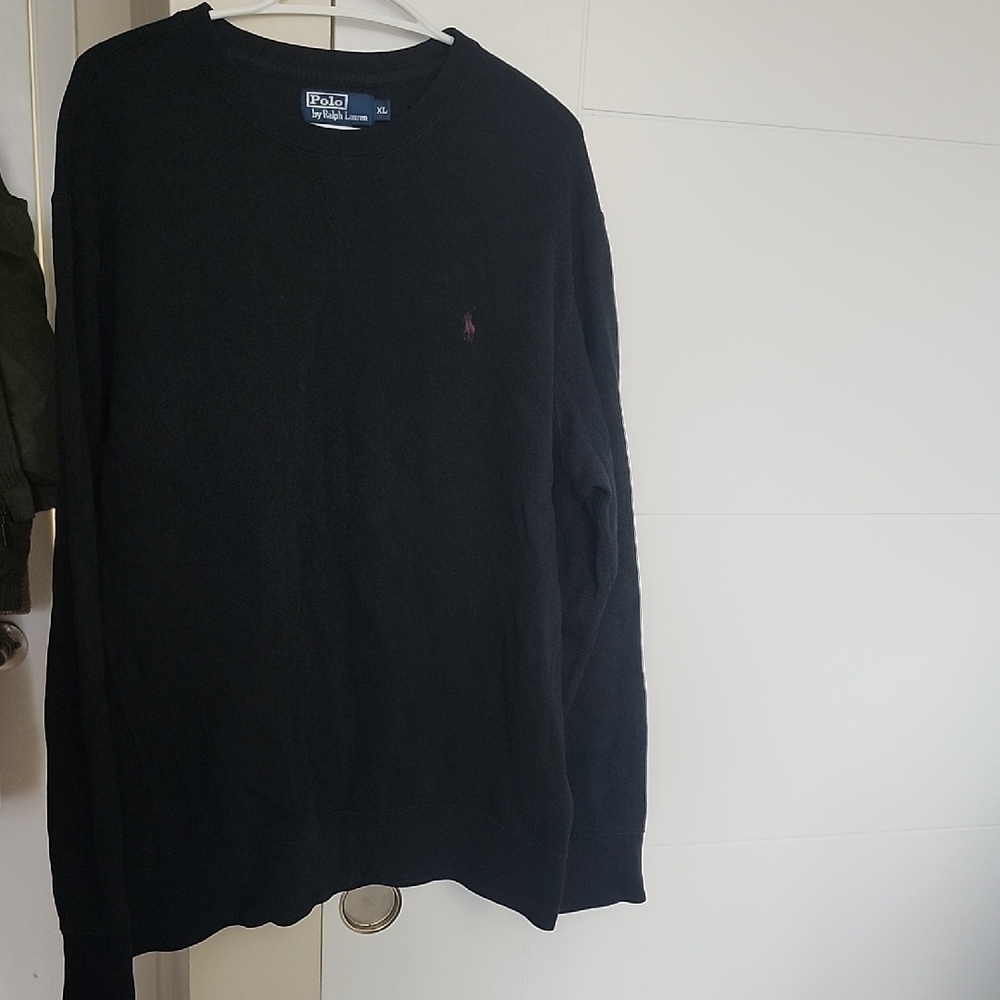 Polo Ralph Lauren Size XL Black Crew Sweater